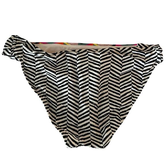 Trina Turk Bikini Top Bottoms Set Tribal Beach Boho Black Size 14 Bundle 3pieces - Picture 6 of 13